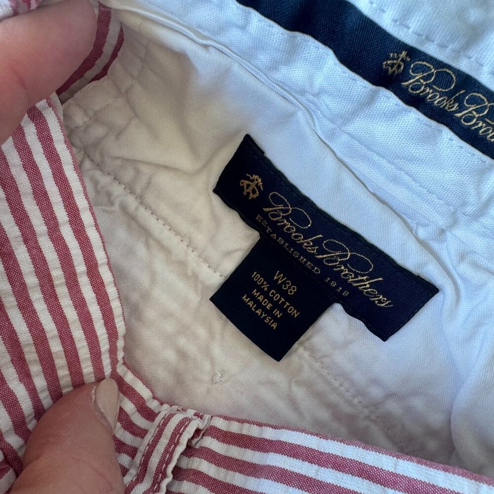 Brooks Brothers red gingham shorts